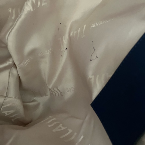 Alviero Martini 1A Claisse Navy Boho Shoulder Bag With Tassles - Picture 13 of 15